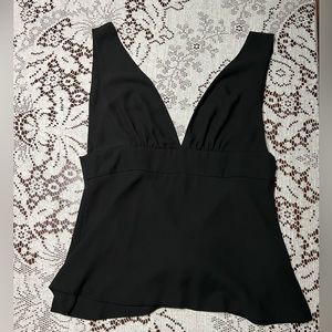 Black fancy tank top